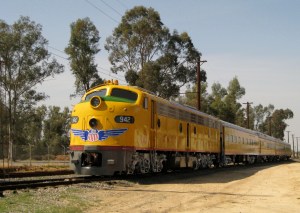 THIS PHOTOGRAPH OF THE RESTORED 942 WAS TAKEN THE DAY BEFORE THE U.P.R.R. EMPLOYEE'S ANNUAL PICNIC.